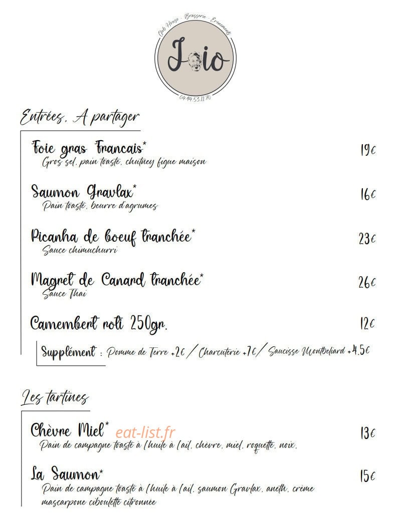 Joio — carte page 2