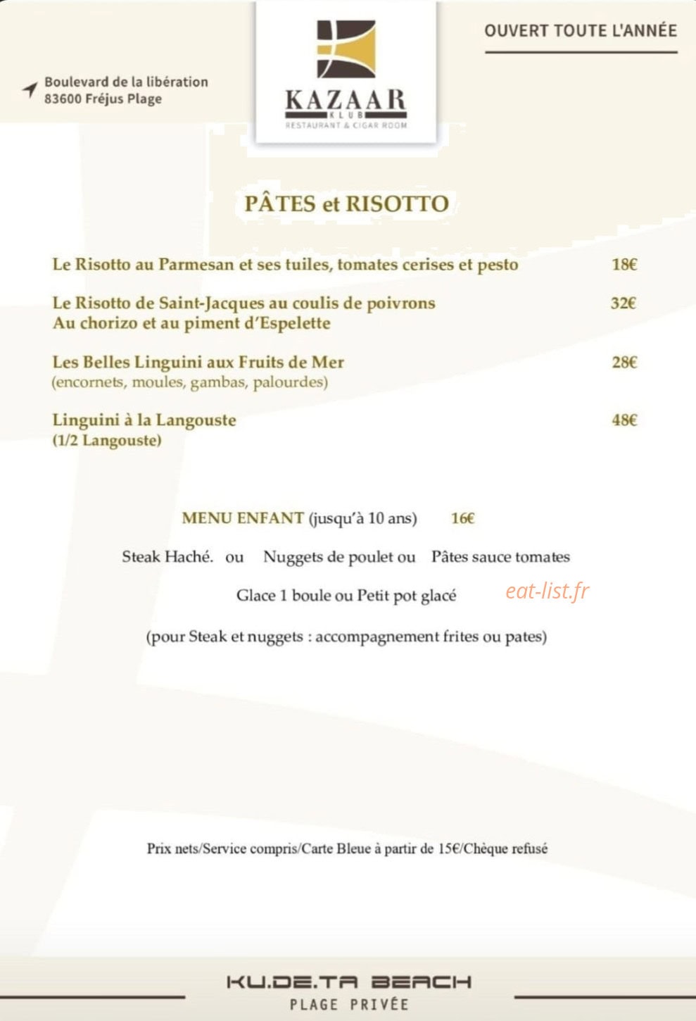 Kazaar Klub — carte page 3