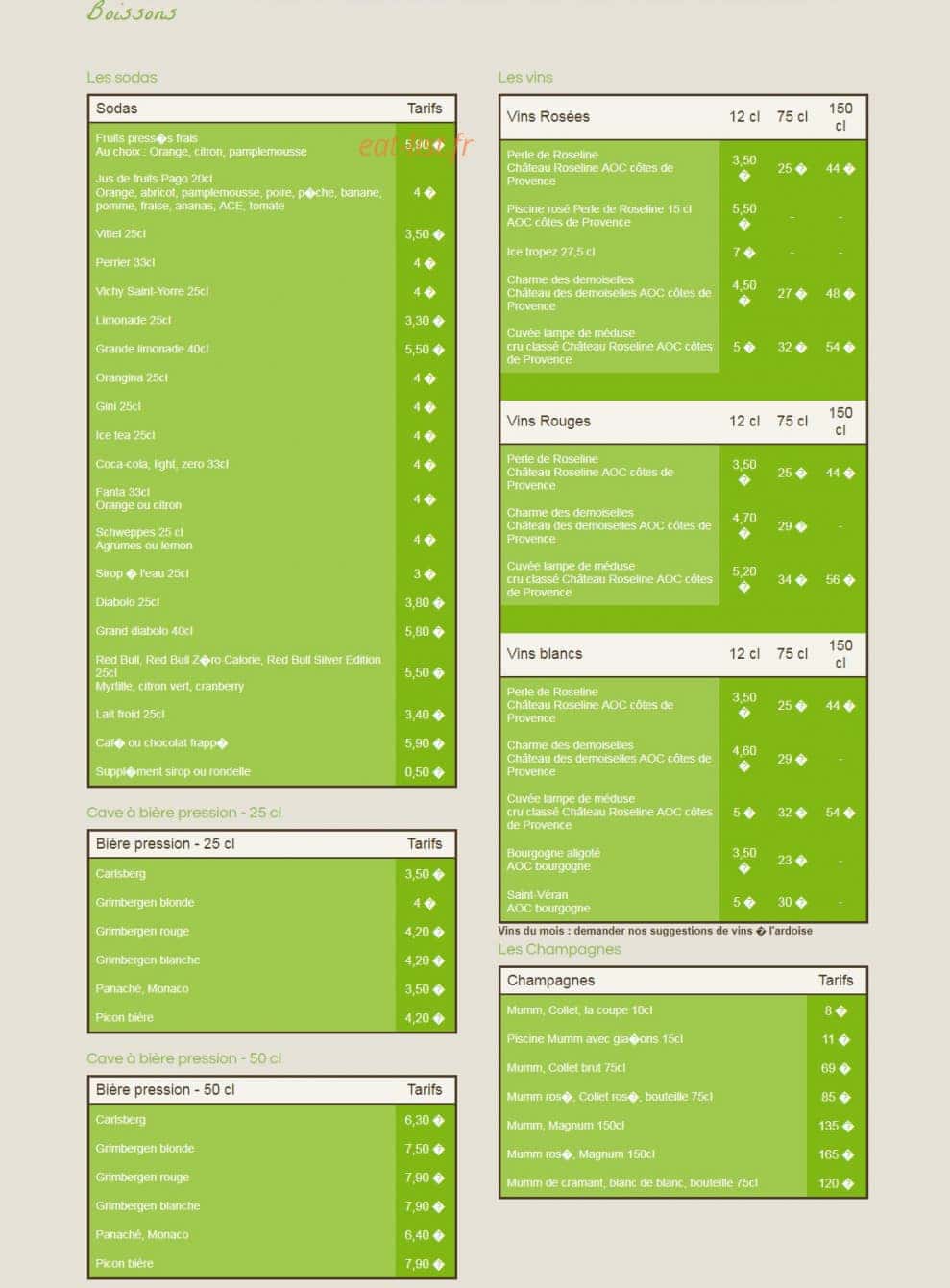 Kokonut — carte page 5