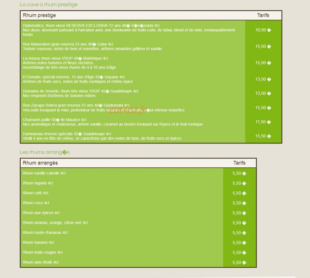 Kokonut — carte page 4