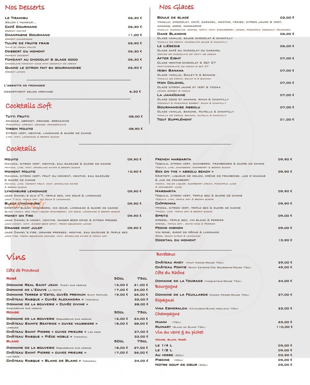 L'Absolu — carte page 2