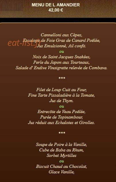 L'Amandier — carte page 3