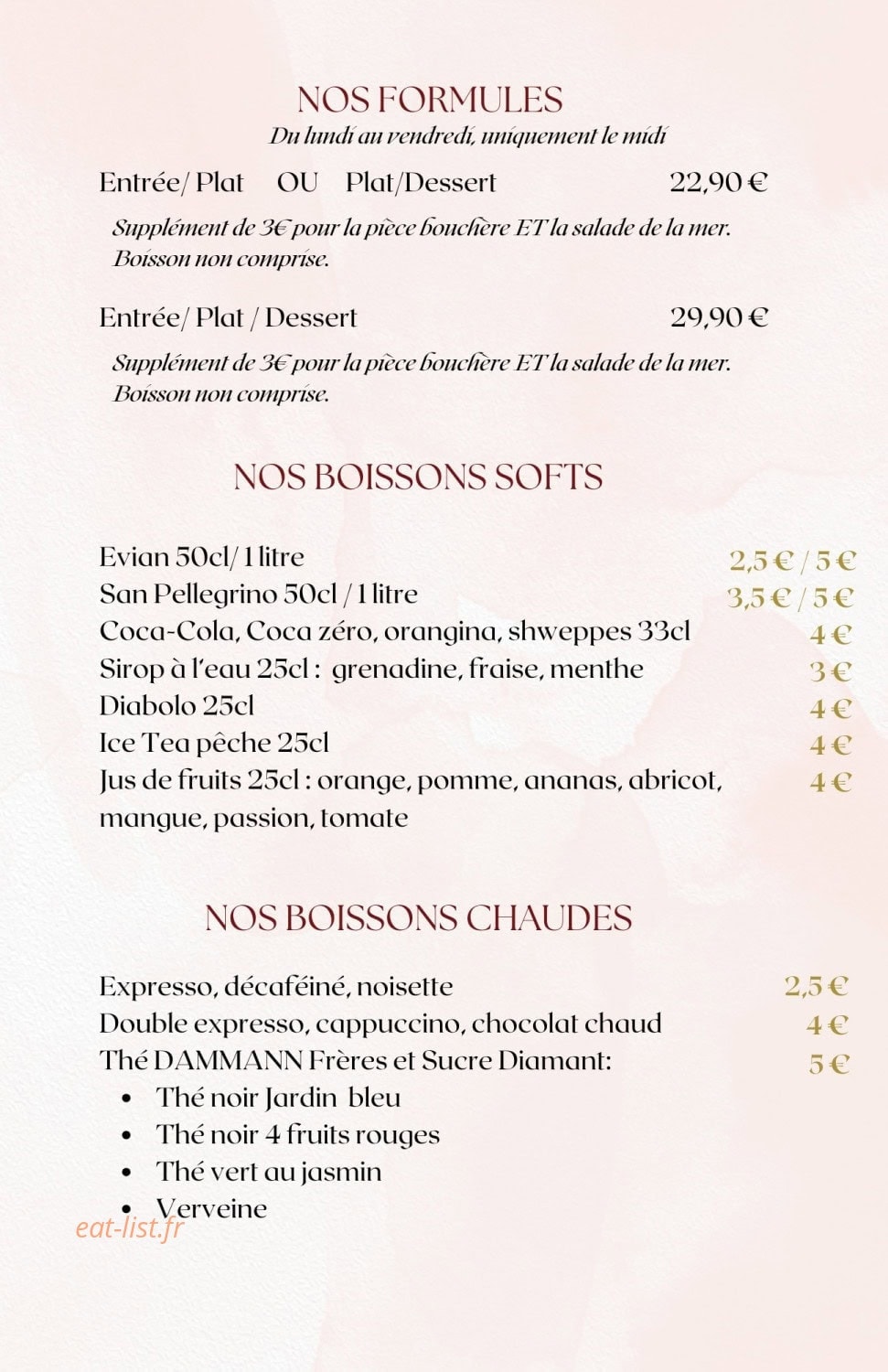 L'Atelier By Vao — carte page 4