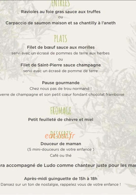 L’olivier — carte page 1