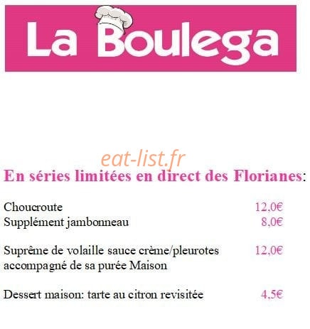La Boulega — carte page 2