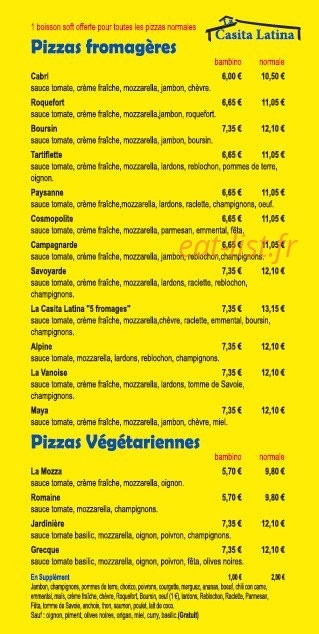 La Casita Latina — carte page 3