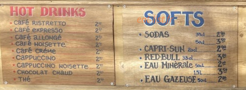 La Kabane — carte page 4