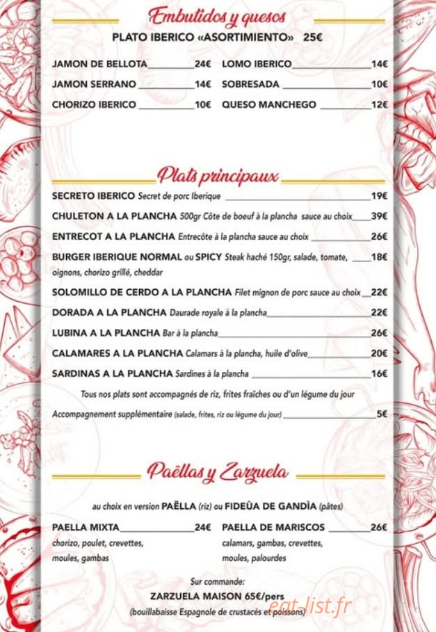 La Olla — carte page 2