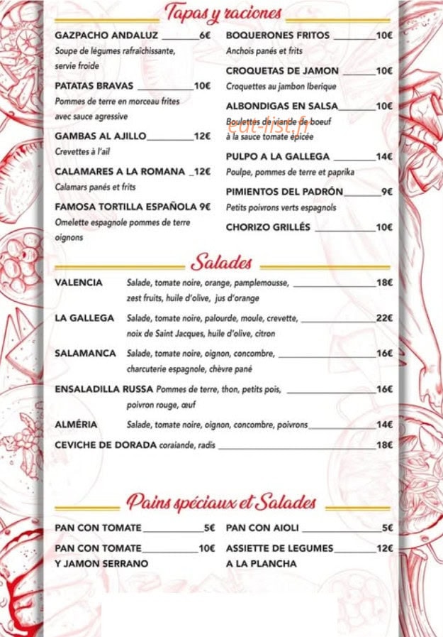 La Olla — carte page 1