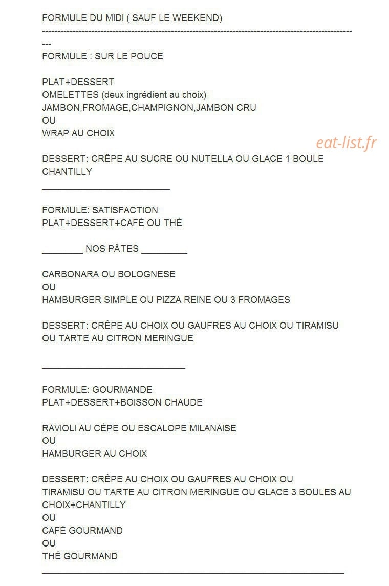 La Palmeraie — carte page 4