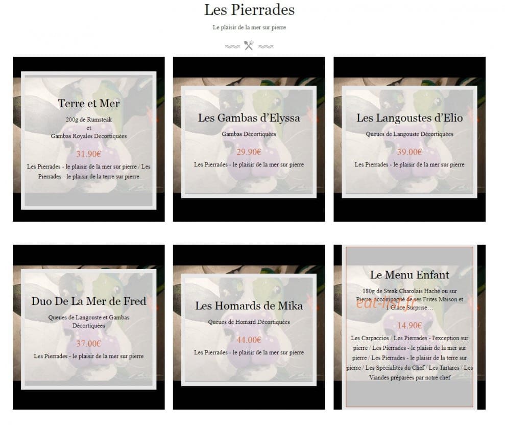 Le bœuf — carte page 7