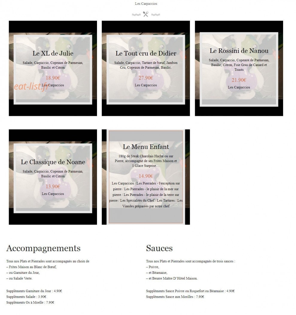 Le bœuf — carte page 3
