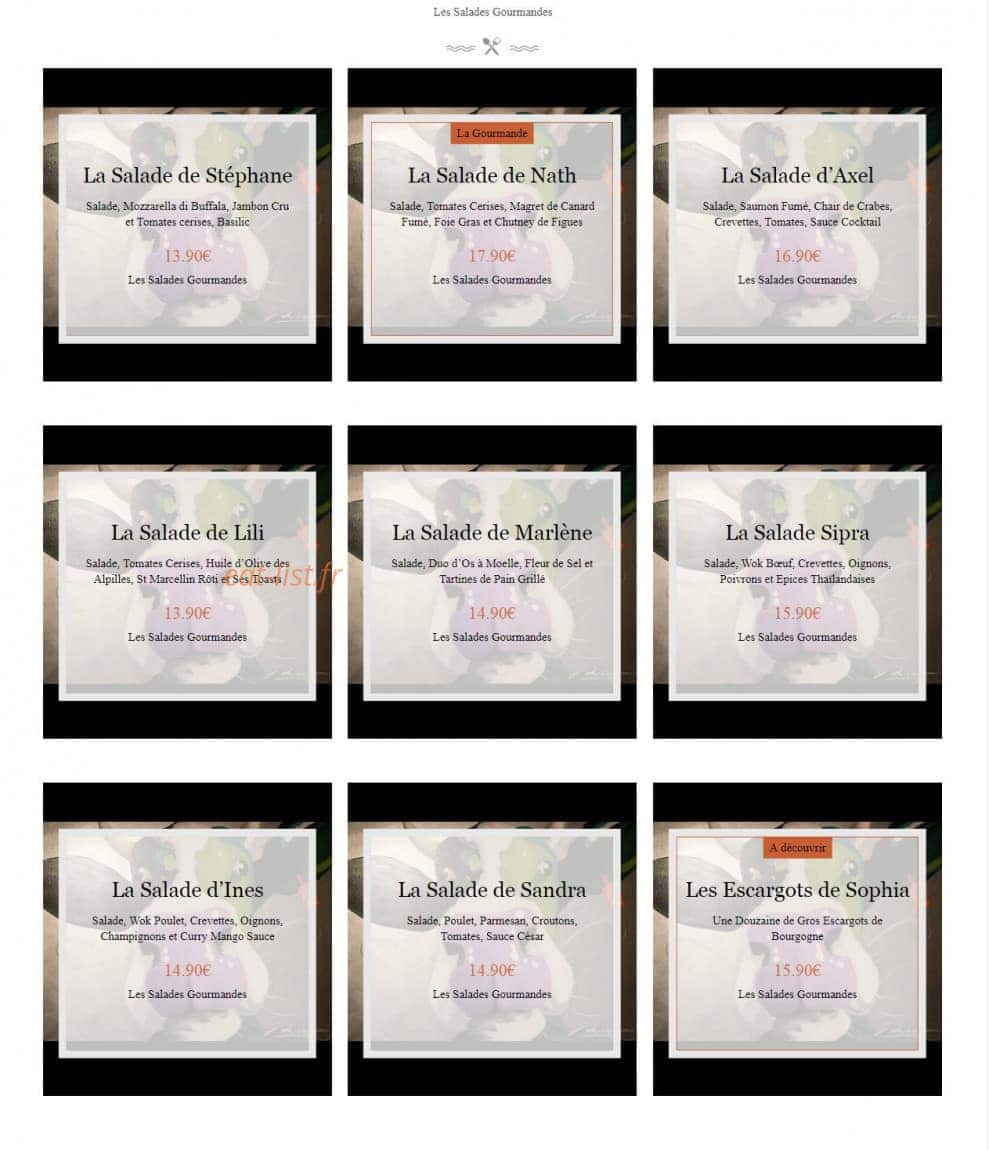 Le bœuf — carte page 2