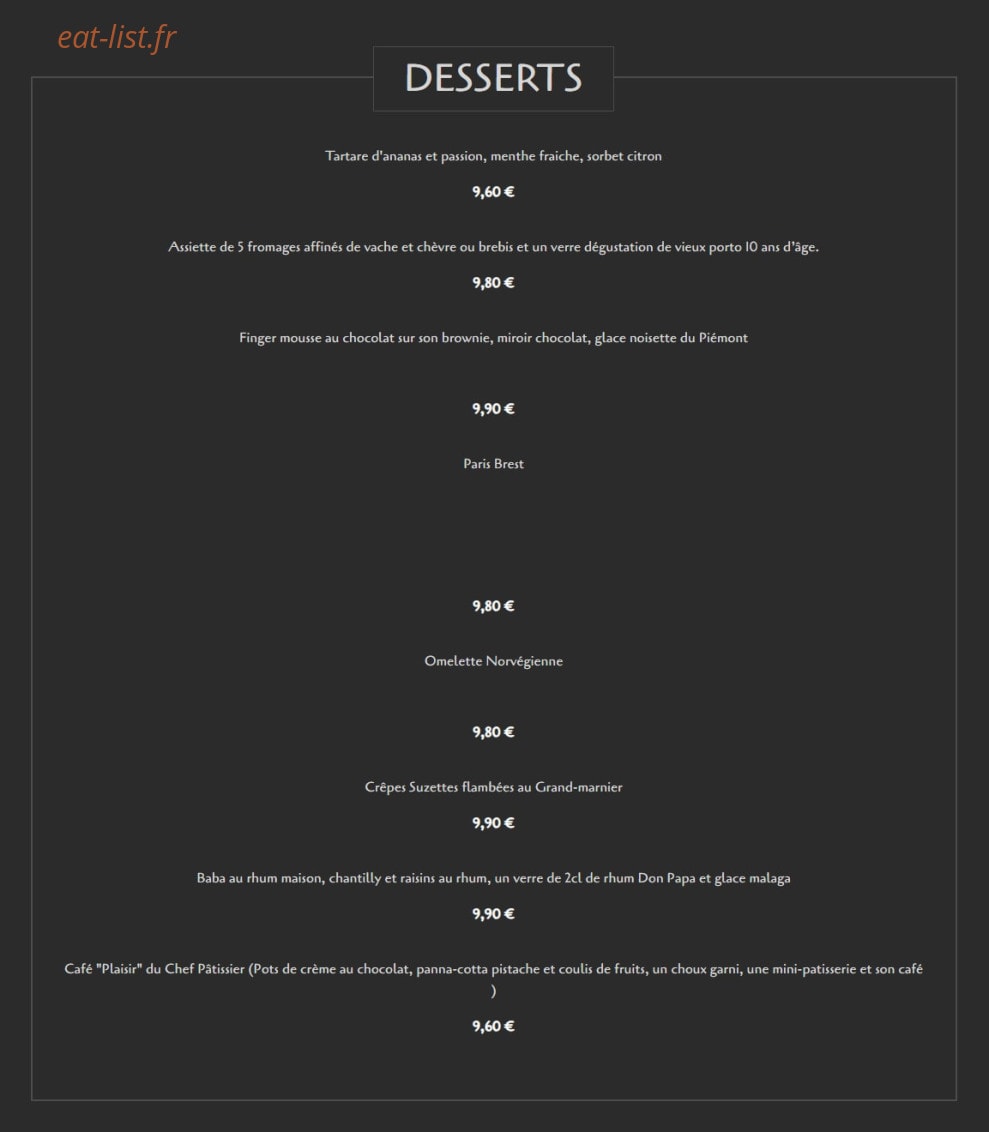 Le César — carte page 6