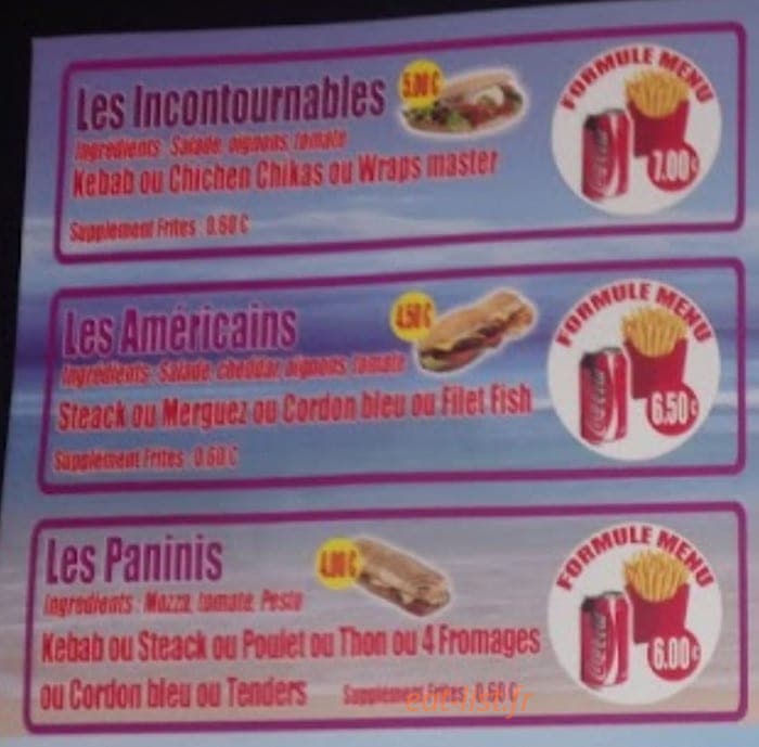 Le Coin Chaud — carte page 2