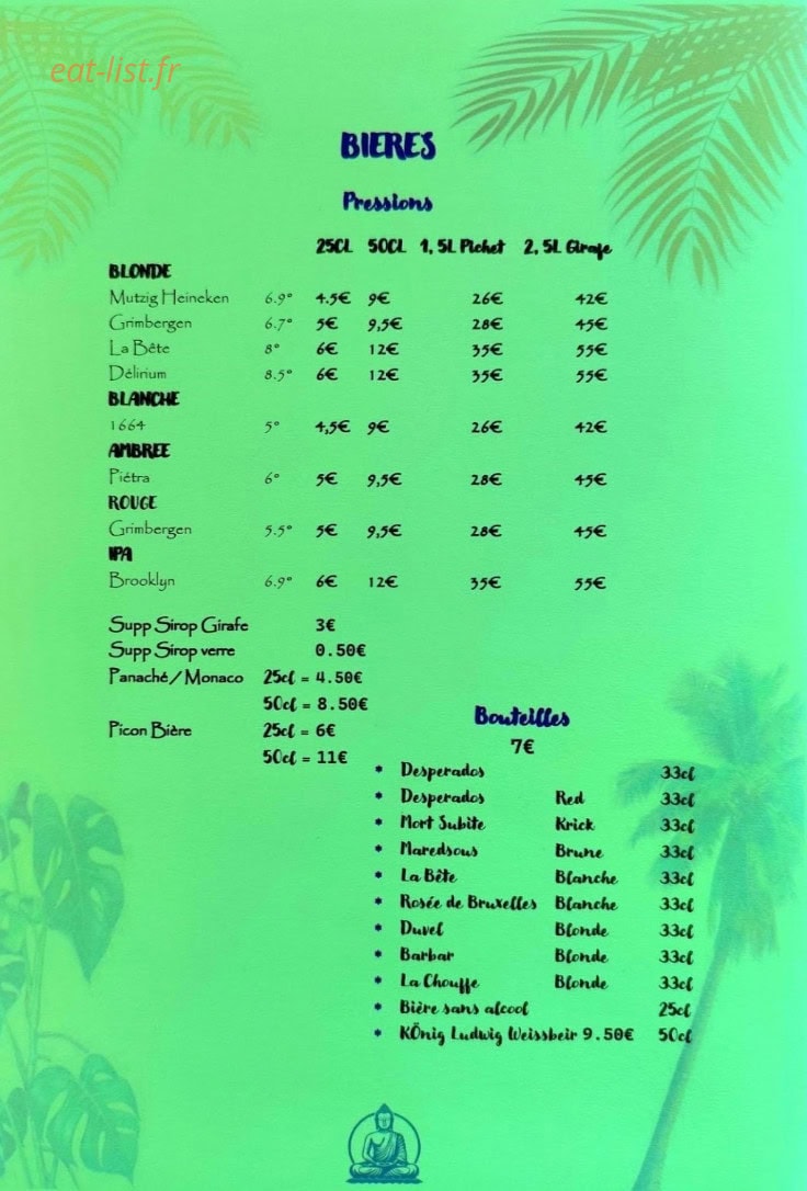 Le Lounge — carte page 8