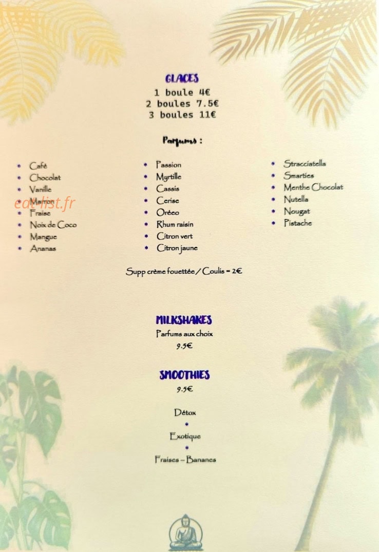 Le Lounge — carte page 14