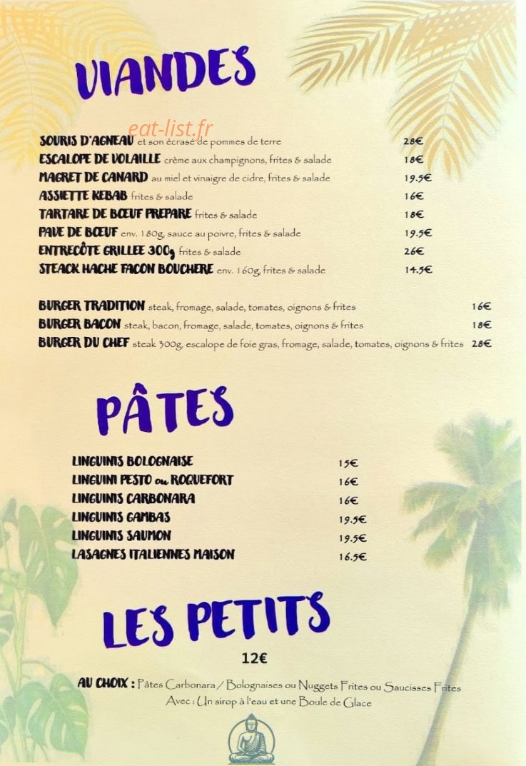 Le Lounge — carte page 2