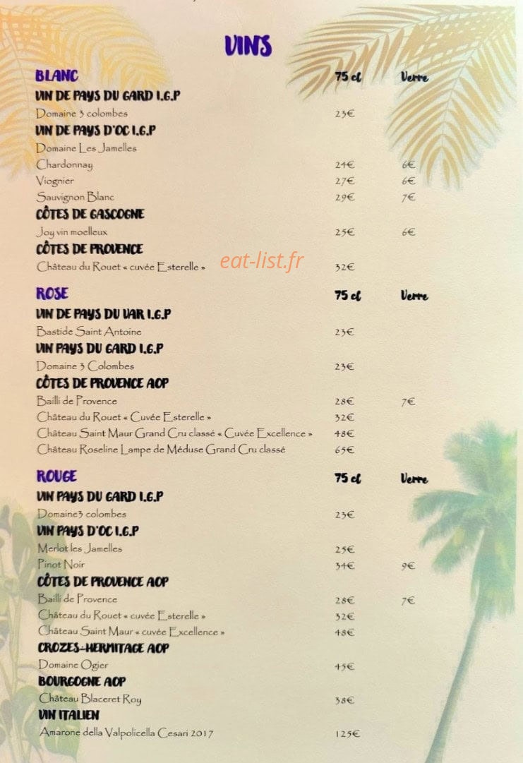 Le Lounge — carte page 6