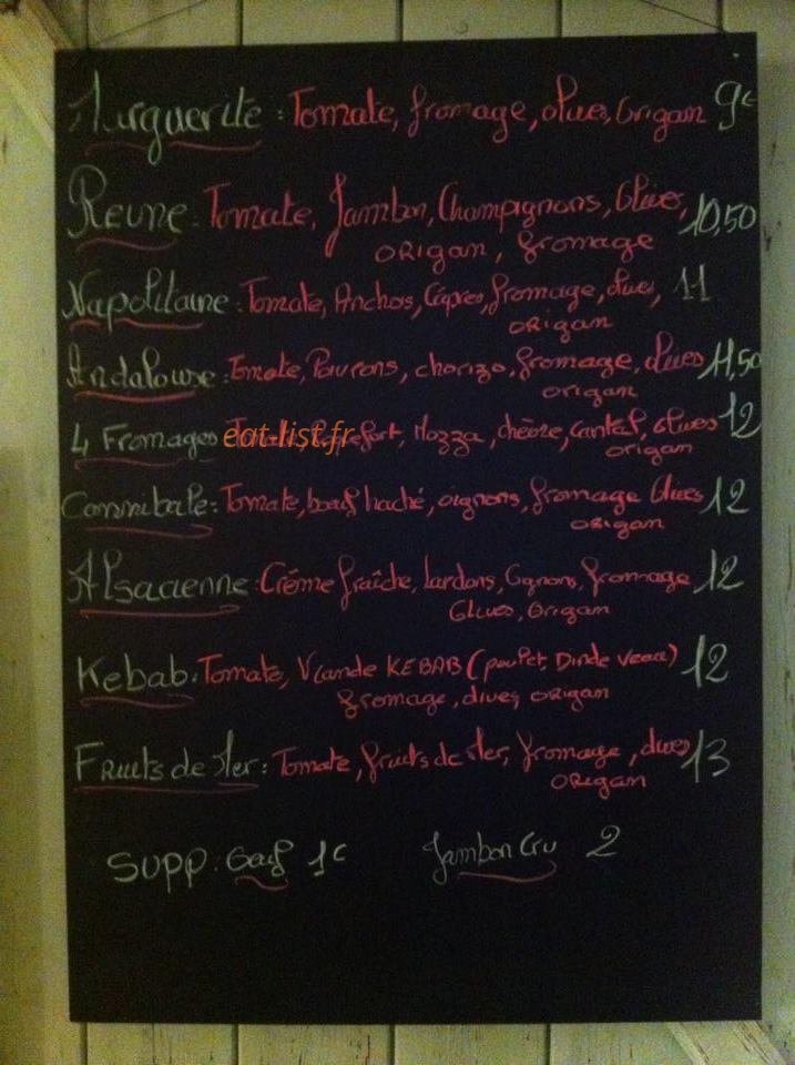 Le provençal — carte page 1