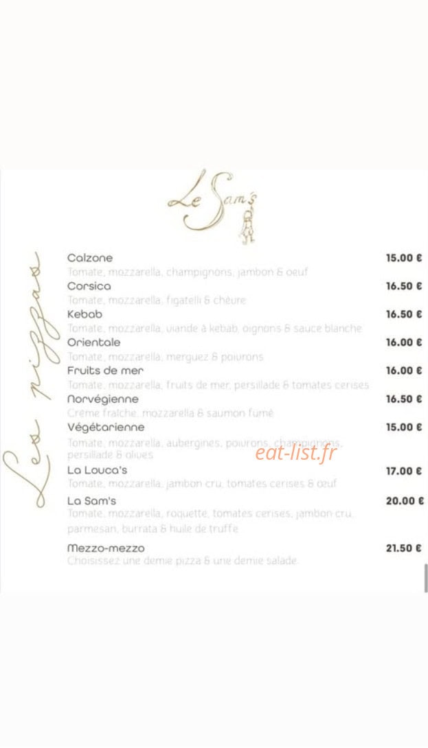 Le Sam'S — carte page 8