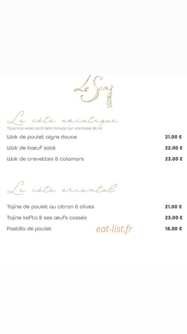 Le Sam'S — carte page 5