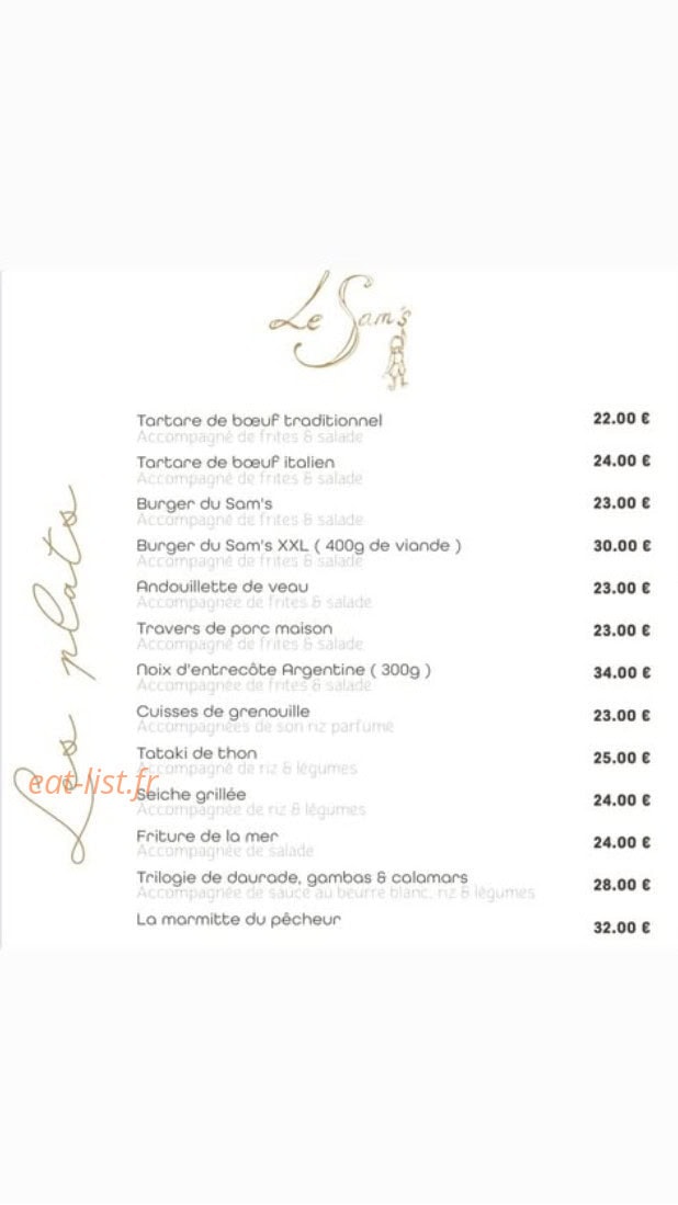 Le Sam'S — carte page 3