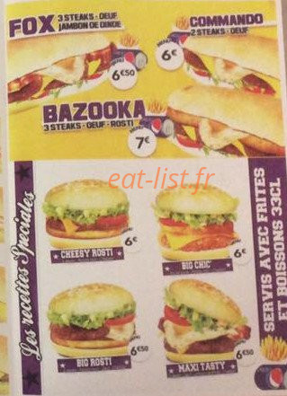 M'saken Food — carte page 3