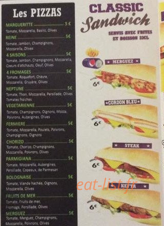 M'saken Food — carte page 2