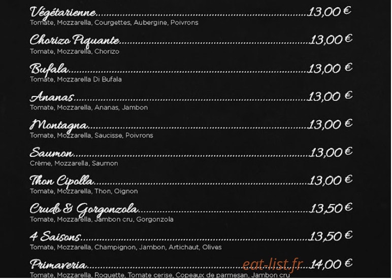 Madre Mia — carte page 3