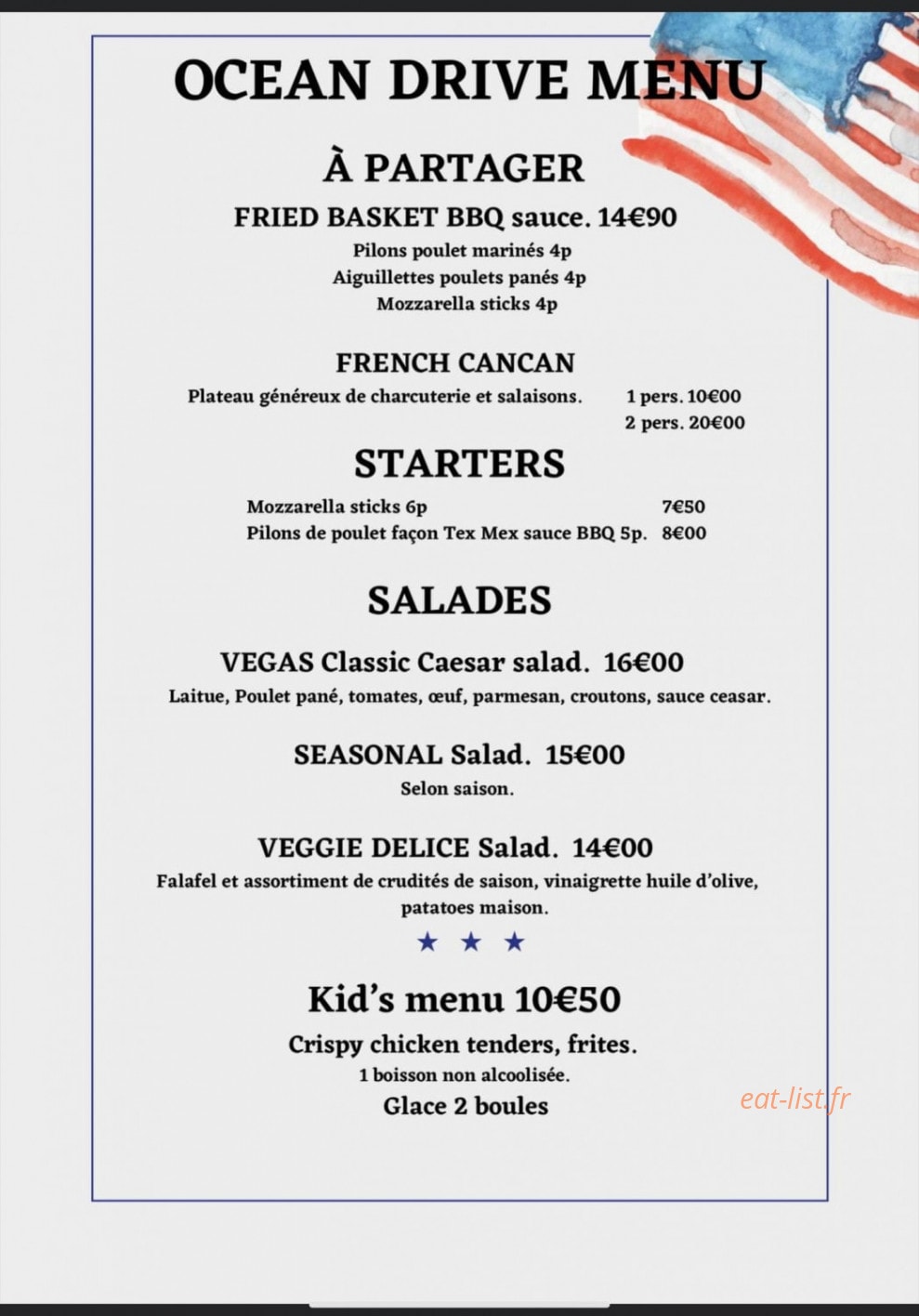 Ocean Drive — carte page 1