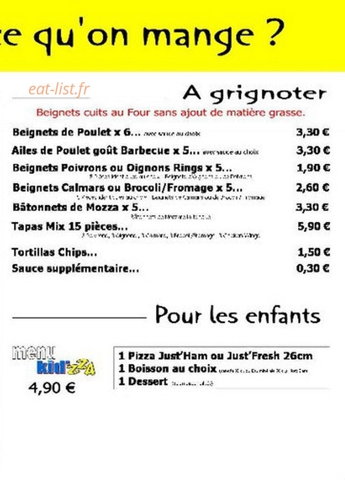 Pizza Nova — carte page 4