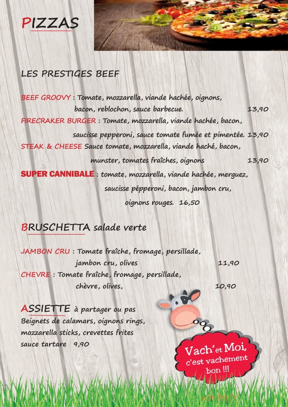 Vach' et Moi — carte page 2