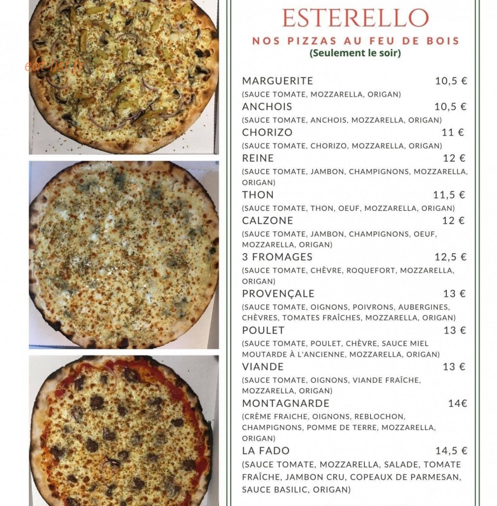 Fado Esterello — carte page 1
