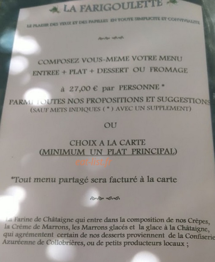 La Farigoulette — carte page 2