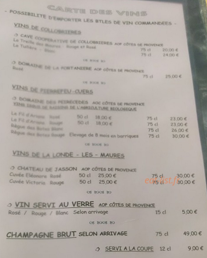 La Farigoulette — carte page 4