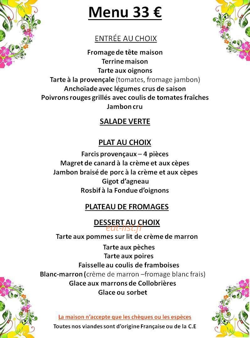 La Petite Fontaine — carte page 3