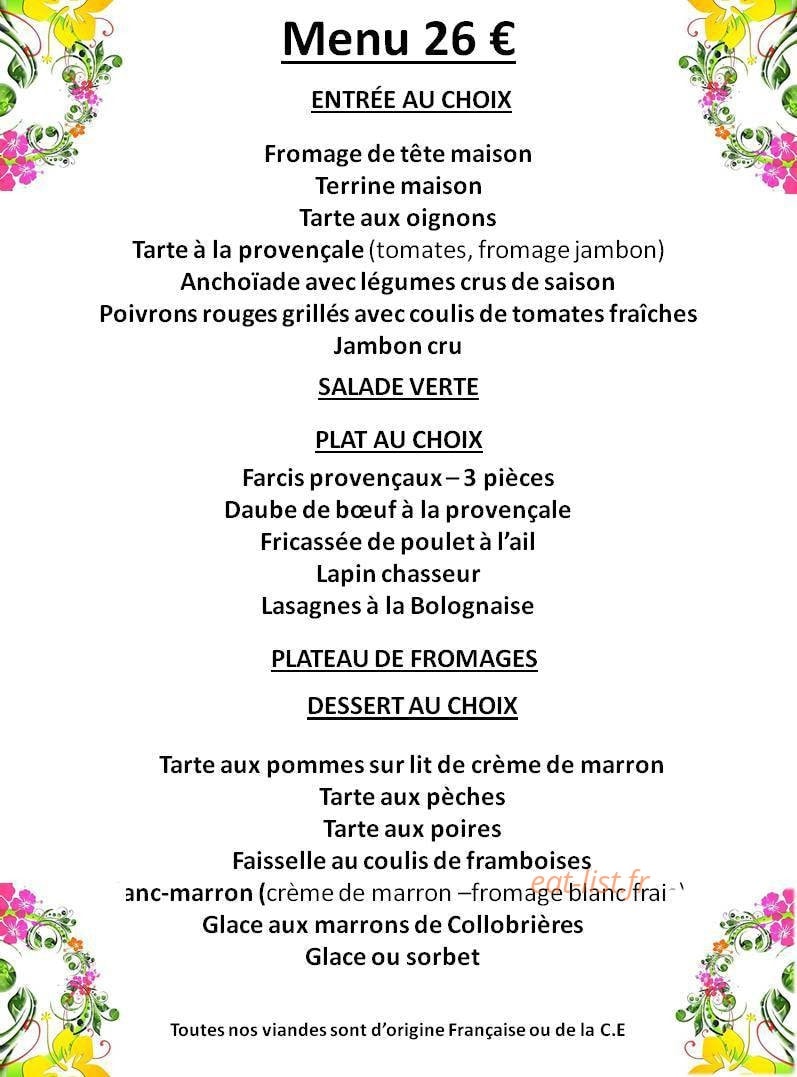 La Petite Fontaine — carte page 4