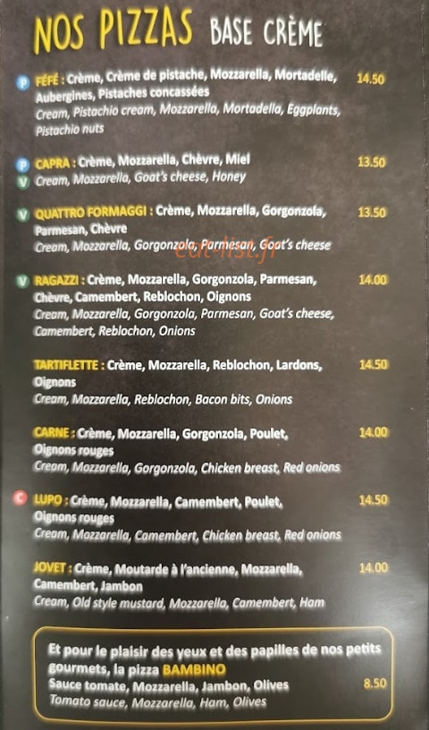 In Bocca Al Lupo — carte page 2