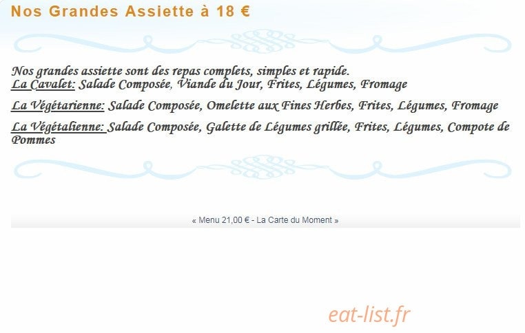 Le Cavalet — carte page 3