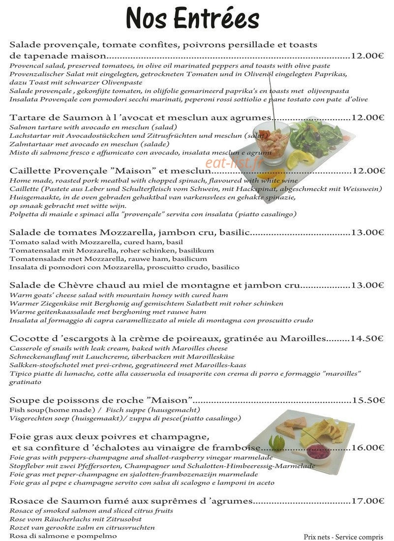 Le Côté Lac — carte page 2