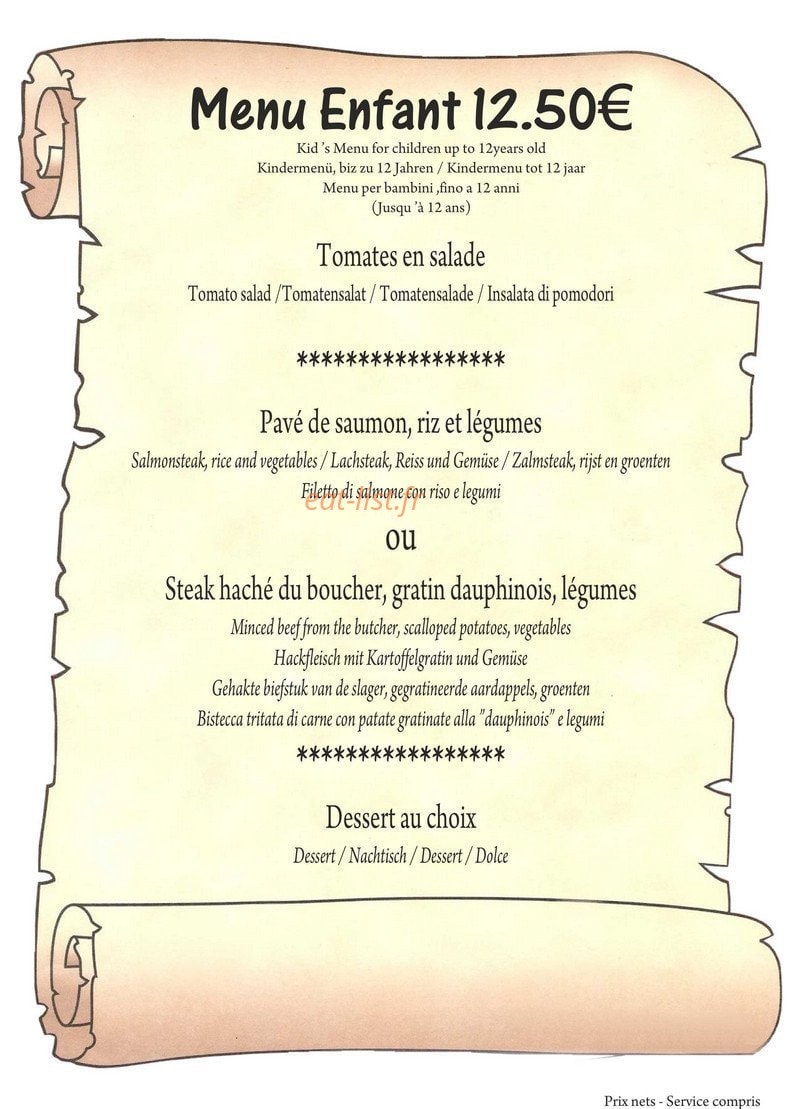 Le Côté Lac — carte page 5