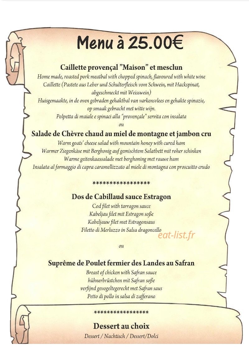 Le Côté Lac — carte page 6