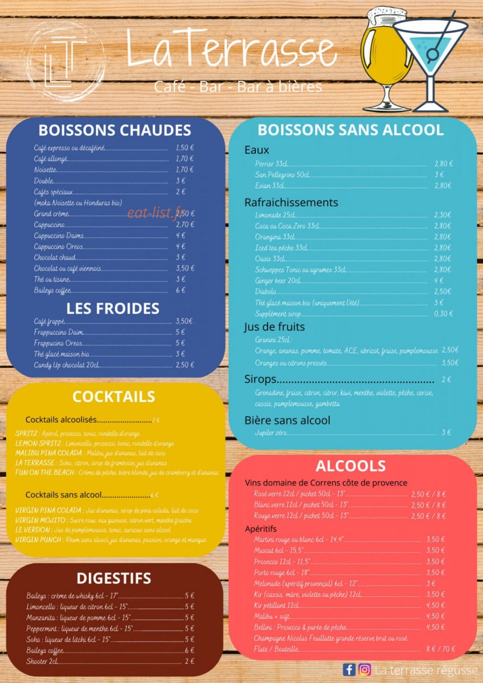 La Terrasse — carte page 2