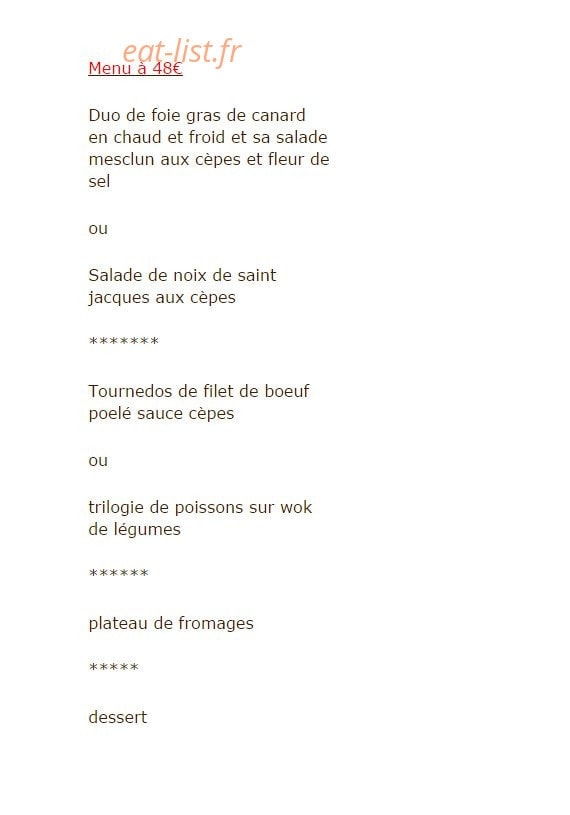 Lou Pèbre d' Aï — carte page 2