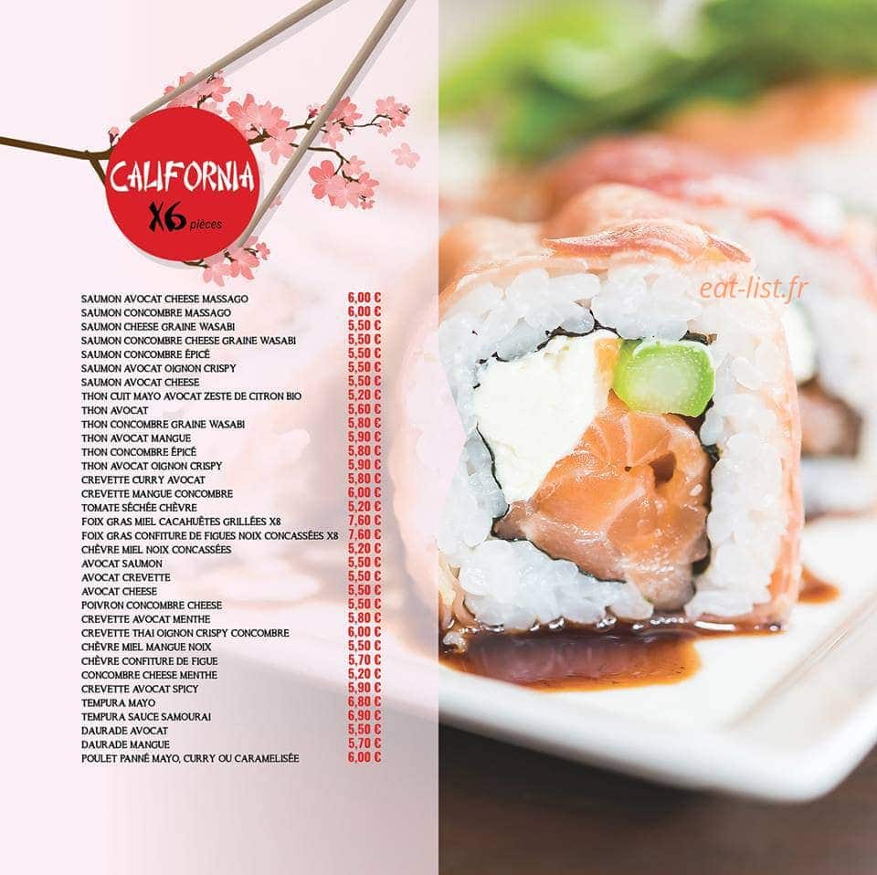 L&B Sushi — carte page 6
