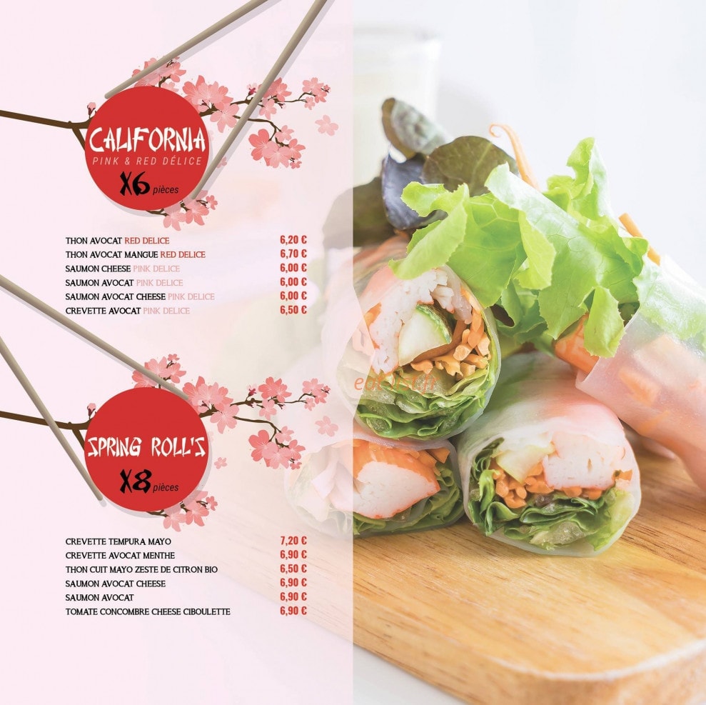 L&B Sushi — carte page 10