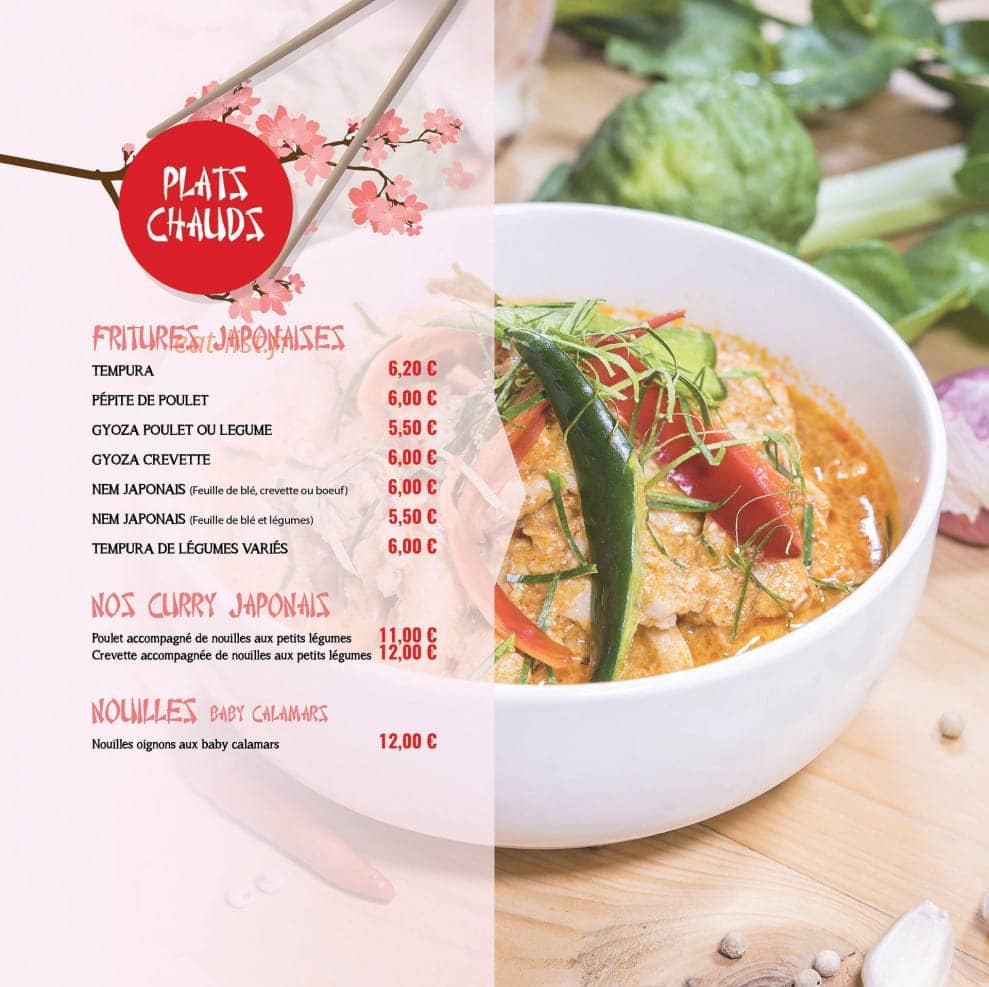 L&B Sushi — carte page 8