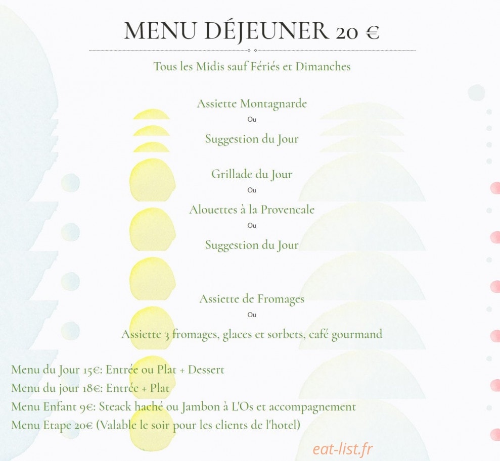 L'oasis Du Petit Galibier — carte page 4