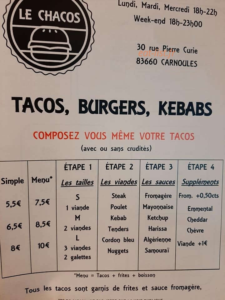 Le Chacos — carte page 2